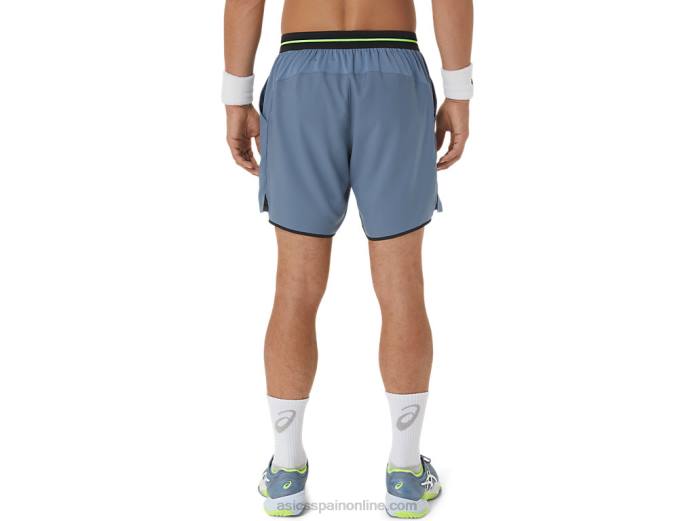 partido masculino 7 en corto Asics 4L68473 azul acero