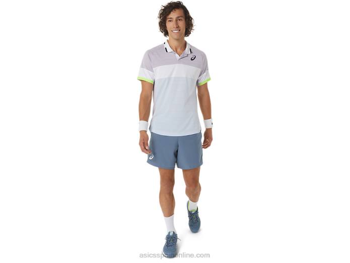 partido masculino 7 en corto Asics 4L68473 azul acero