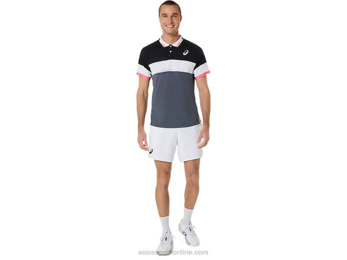 partido masculino 7 en corto Asics 4L68489 blanco brillante