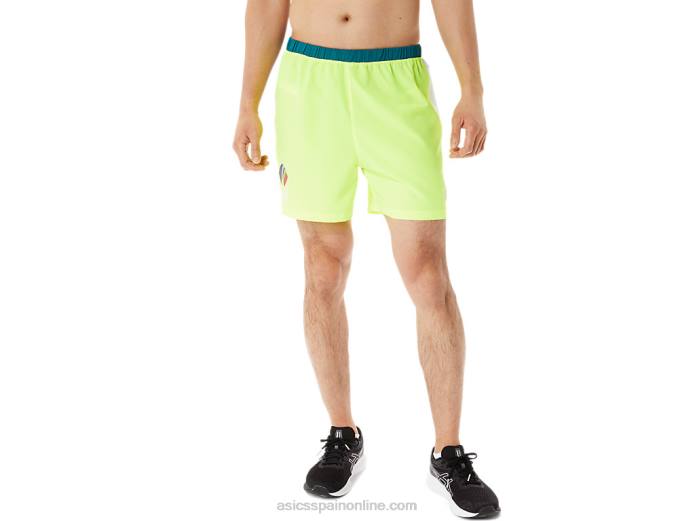 short color block de 5 pulgadas listo para usar para hombre Asics 4L681285 multi