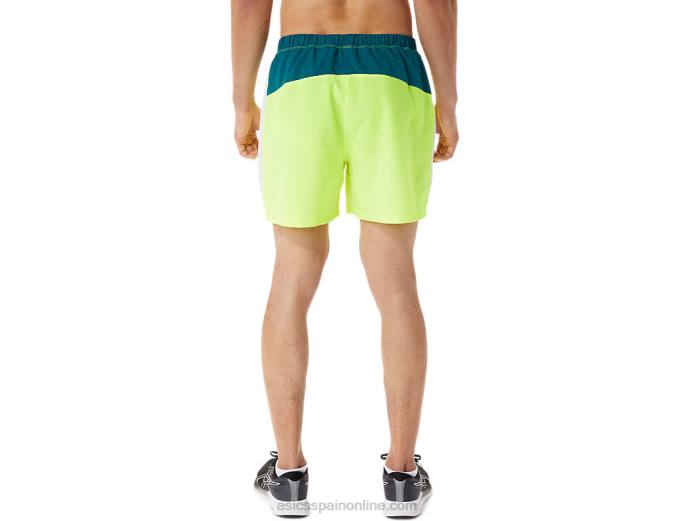 short color block de 5 pulgadas listo para usar para hombre Asics 4L681285 multi