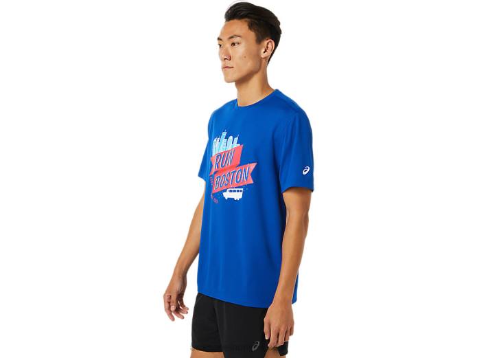 bos ready-set de manga corta para hombre ii Asics 4L681698 azul