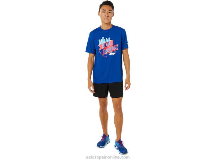 bos ready-set de manga corta para hombre ii Asics 4L681698 azul