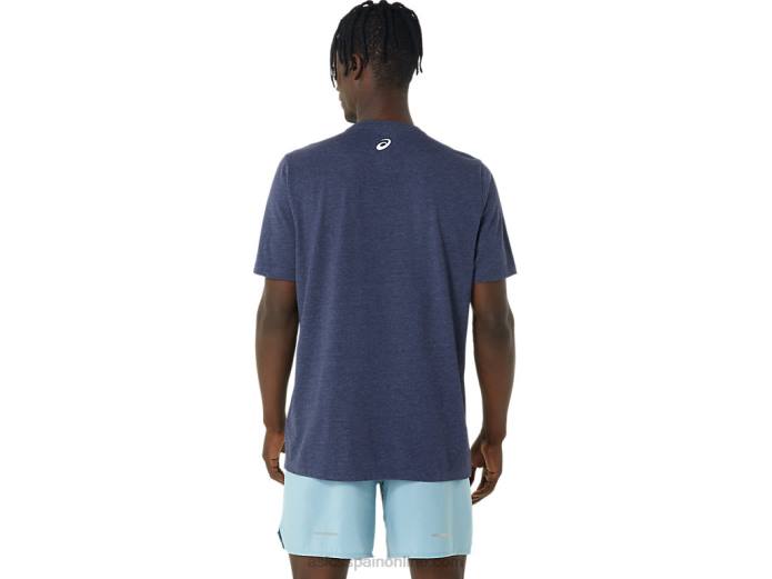 camiseta con eslogan de hibisco Asics 4L681045 brezo chaquetón