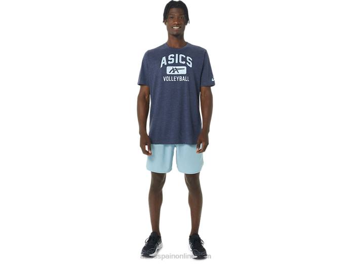 camiseta con gráfico de voleibol Asics 4L68865 brezo chaquetón