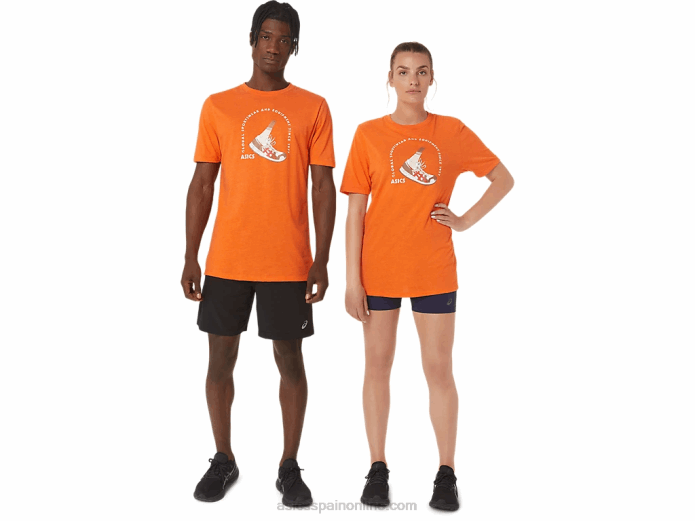 camiseta de manga corta 1977 global sportswear Asics 4L681268 brezo de caléndula