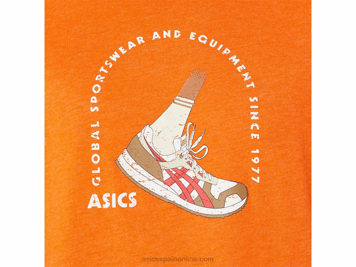 camiseta de manga corta 1977 global sportswear Asics 4L681268 brezo de caléndula
