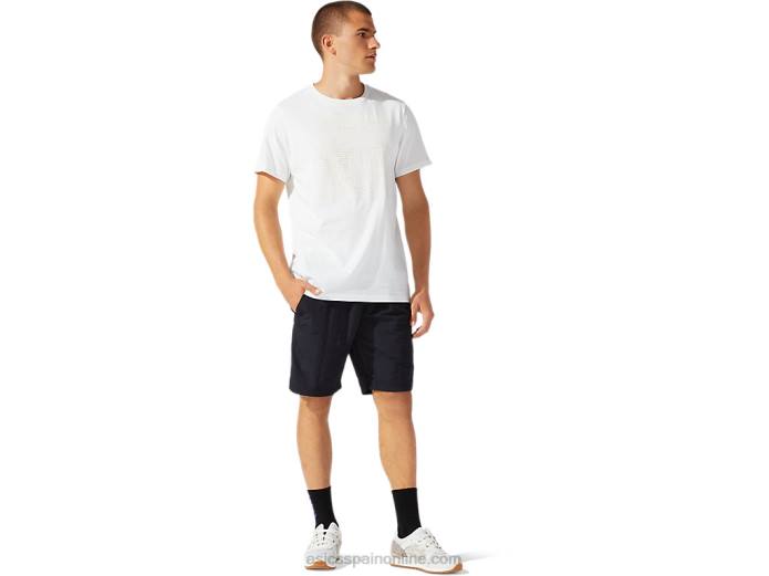 camiseta de manga corta con gráfico dt de jersey para hombre Asics 4L681933 crema