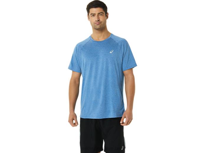 camiseta de manga corta de lyte confeccionada para hombre Asics 4L681426 lago drive brezo