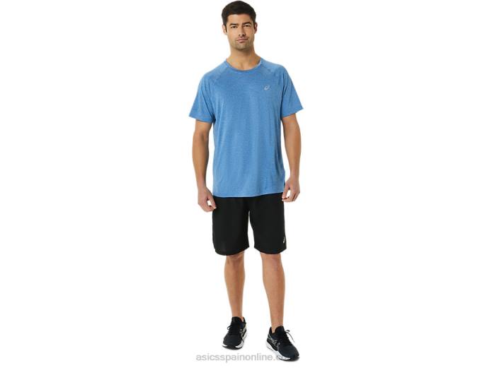 camiseta de manga corta de lyte confeccionada para hombre Asics 4L681426 lago drive brezo