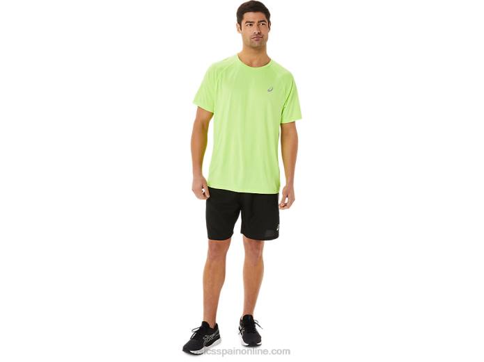camiseta de manga corta de lyte confeccionada para hombre Asics 4L681453 peligro verde brezo
