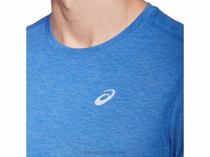 camiseta de manga corta dorai para hombre Asics 4L682121 brezo azul