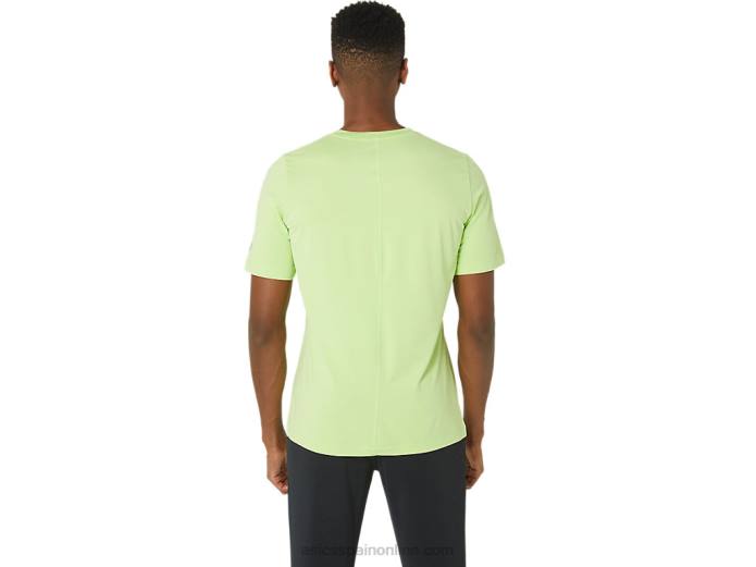 camiseta de manga corta hthr tech para hombre Asics 4L6816 brezo verde lima