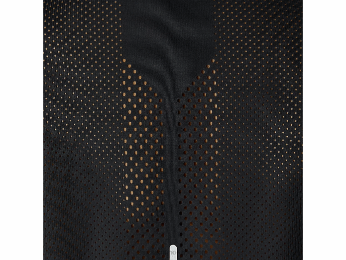 camiseta de manga corta ventilada para hombre Asics 4L681788 rendimiento negro