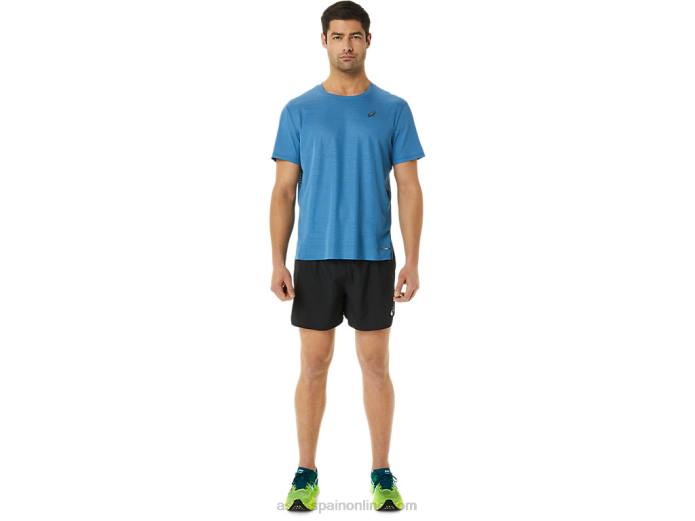 camiseta de manga corta ventilate actibreeze para hombre Asics 4L681115 azur