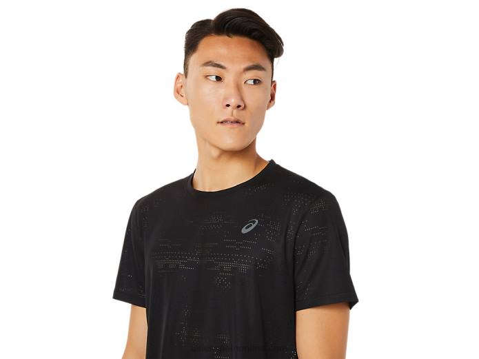 camiseta de manga corta ventilate actibreeze para hombre Asics 4L681390 rendimiento negro