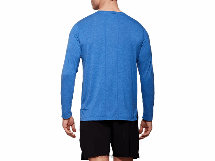 camiseta de manga larga dorai para hombre Asics 4L682093 brezo azul
