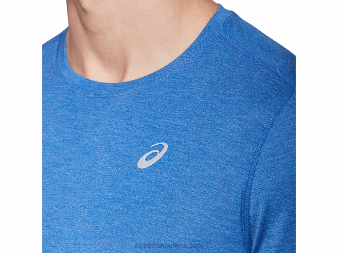 camiseta de manga larga dorai para hombre Asics 4L682093 brezo azul