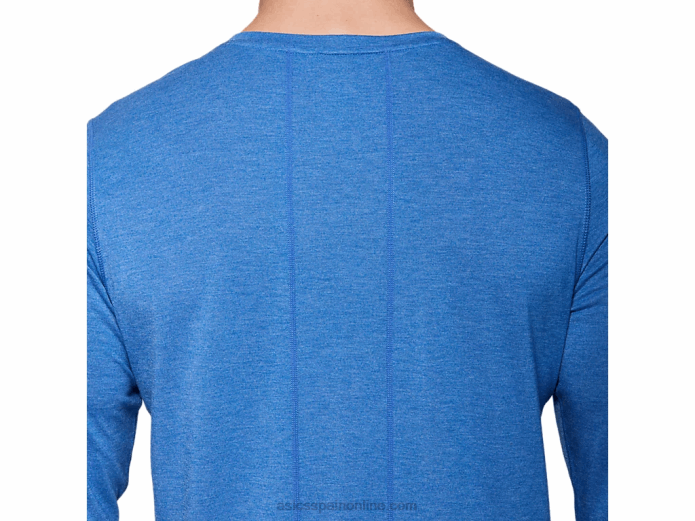 camiseta de manga larga dorai para hombre Asics 4L682093 brezo azul