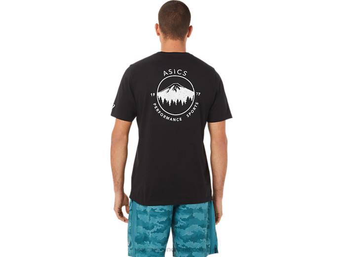 camiseta de montaña de 1977 Asics 4L681910 rendimiento negro