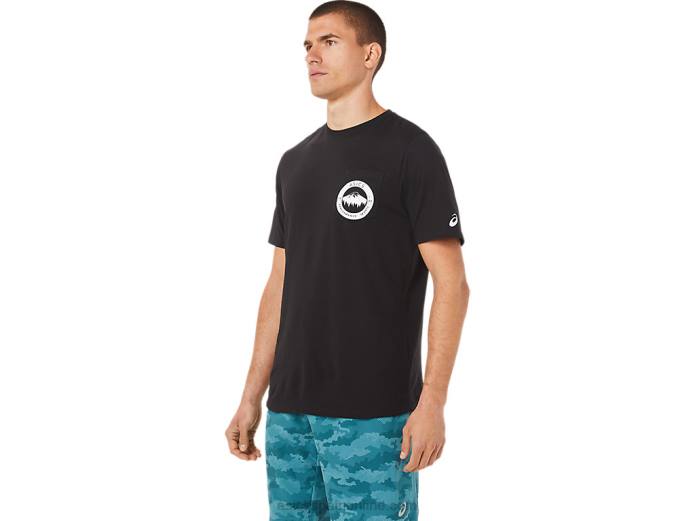camiseta de montaña de 1977 Asics 4L681910 rendimiento negro