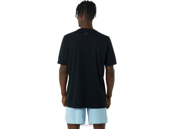 camiseta de murciélagos de halloween Asics 4L68861 rendimiento negro