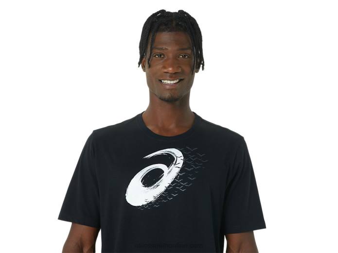 camiseta de murciélagos de halloween Asics 4L68861 rendimiento negro