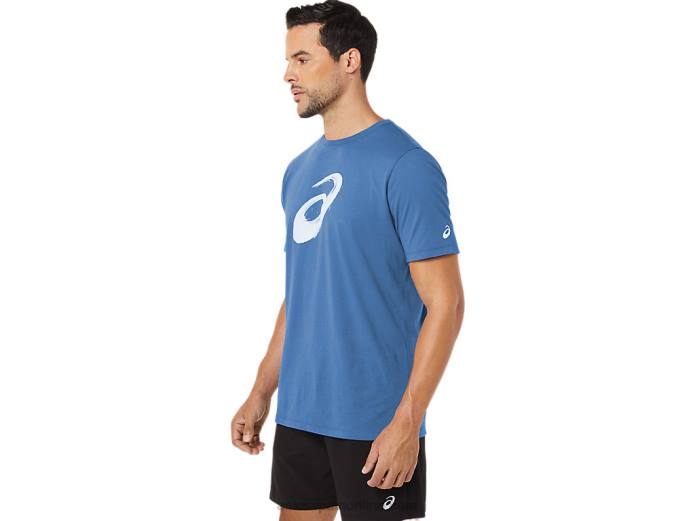 camiseta manga corta pincel Asics 4L681057 azur