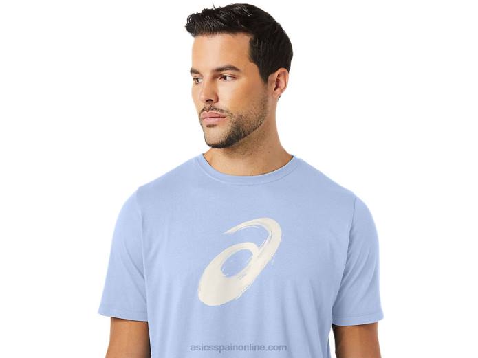 camiseta manga corta pincel Asics 4L68161 cielo suave