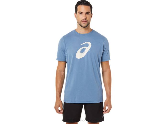 camiseta manga corta pincel Asics 4L681742 tormenta azul