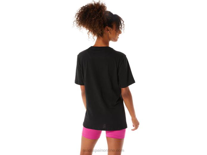 camiseta manga corta pincel Asics 4L682075 rendimiento negro