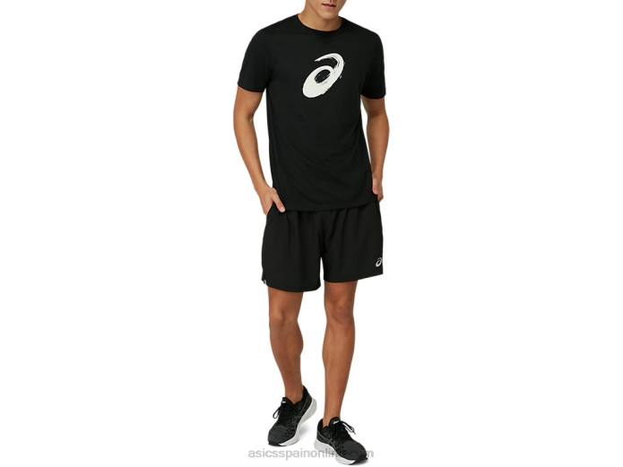 camiseta manga corta pincel Asics 4L682075 rendimiento negro