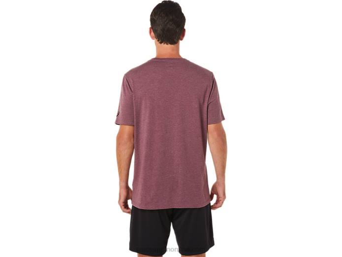 camiseta manga corta pincel Asics 4L682078 Brezo profundo de Marte