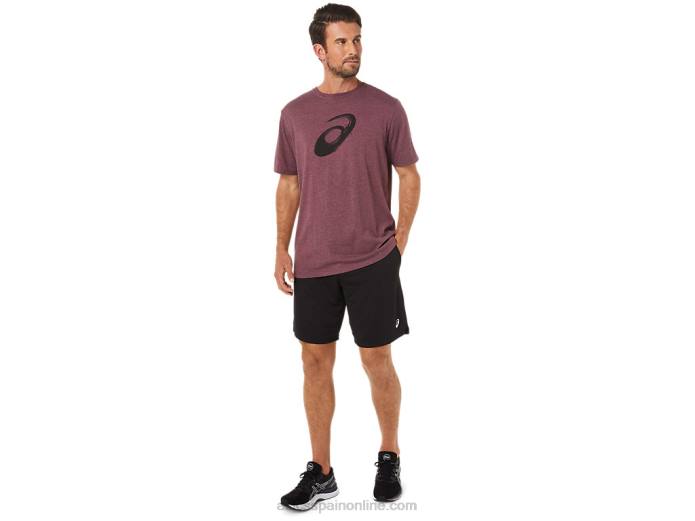 camiseta manga corta pincel Asics 4L682078 Brezo profundo de Marte
