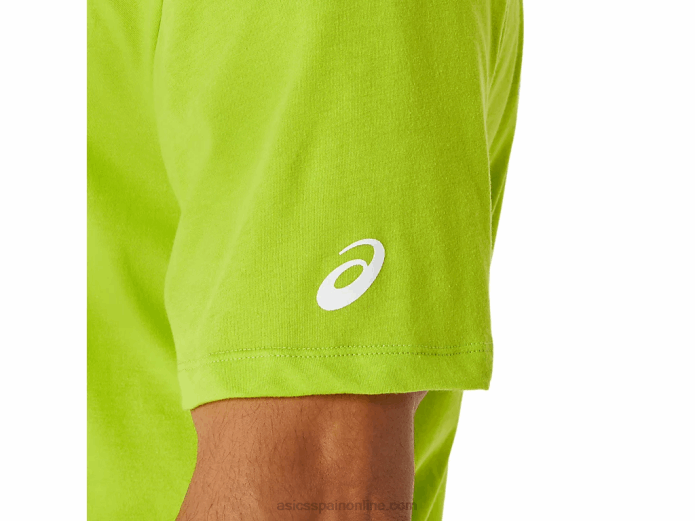 camiseta rayas amanecer Asics 4L68142 cáscara de limón