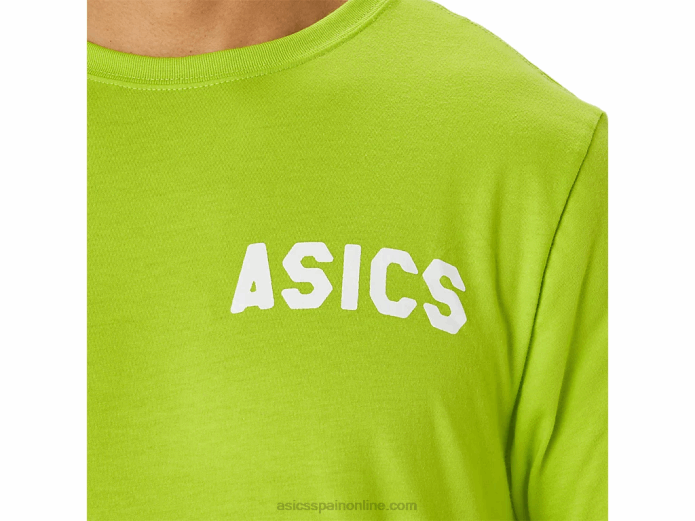 camiseta rayas amanecer Asics 4L68142 cáscara de limón