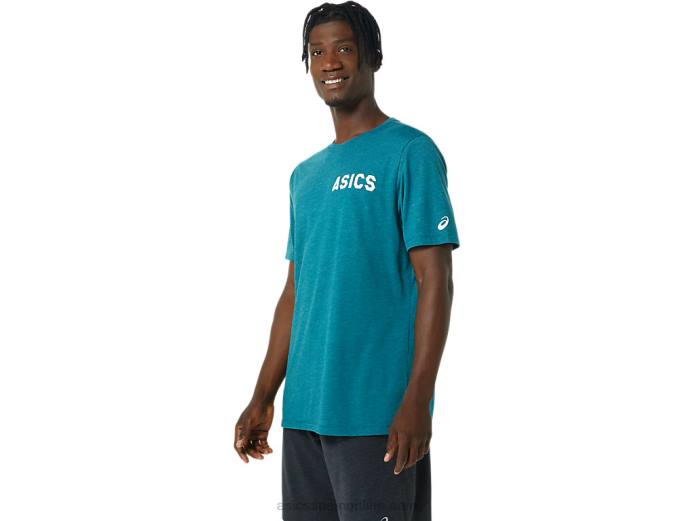camiseta rayas amanecer Asics 4L68831 brezo de pino de terciopelo