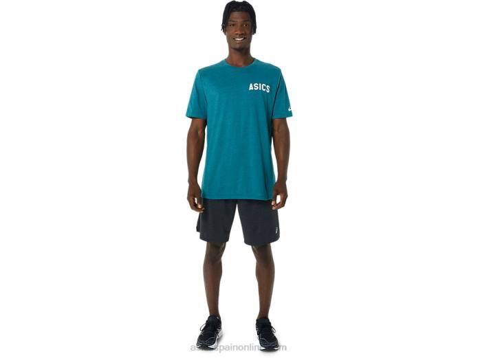camiseta rayas amanecer Asics 4L68831 brezo de pino de terciopelo