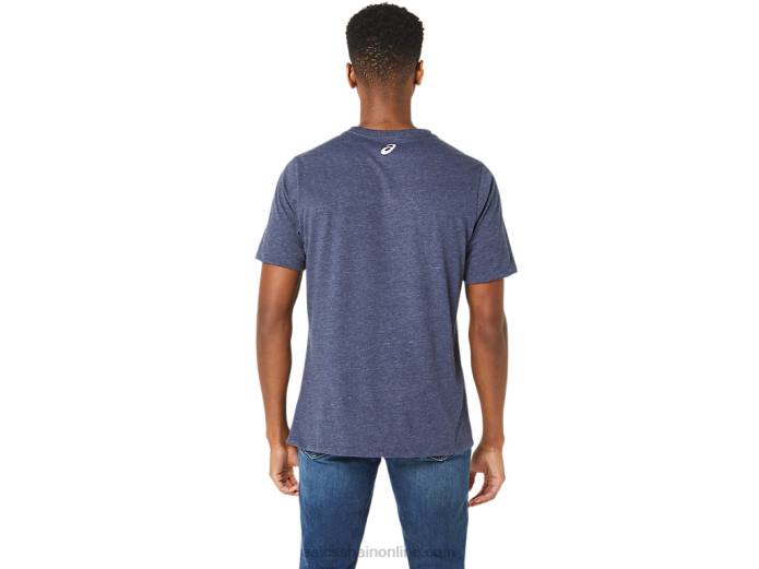 camiseta unisex blue jean mile crew Asics 4L6825 brezo chaquetón