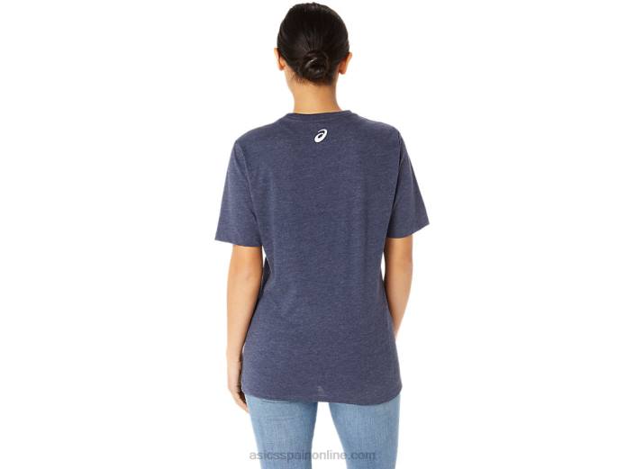 camiseta unisex blue jean mile crew Asics 4L6825 brezo chaquetón