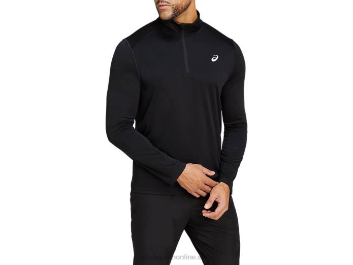 cremallera de 1/4 core para hombre Asics 4L682039 rendimiento negro