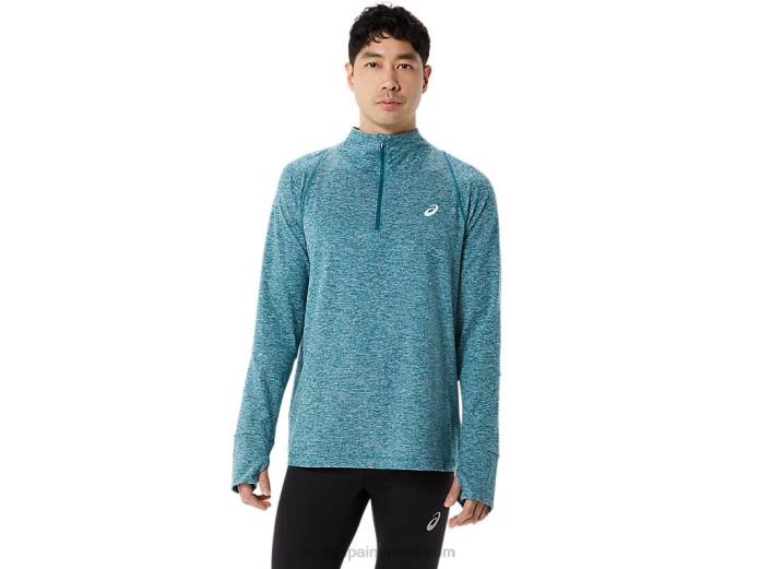 cremallera de hombre thermopolis Asics 4L68957 brezo de pino de terciopelo