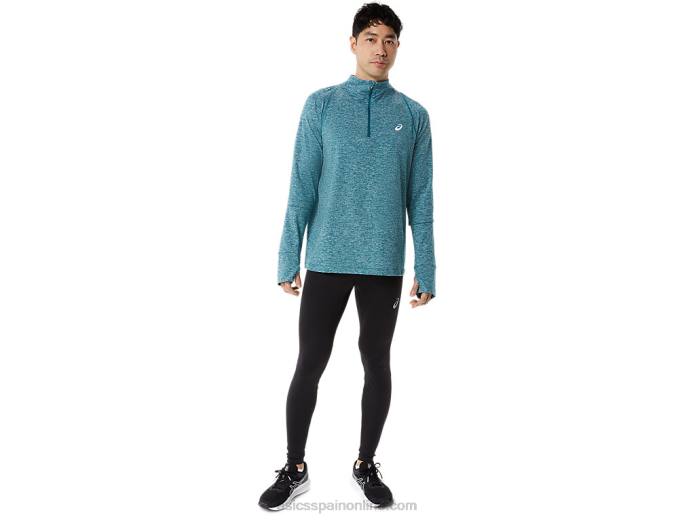 cremallera de hombre thermopolis Asics 4L68957 brezo de pino de terciopelo