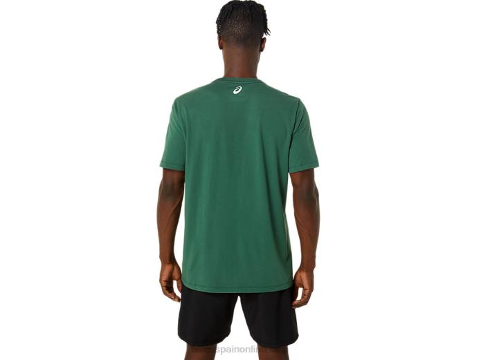 equipo de logotipo de luces navideñas Asics 4L68791 cazador verde