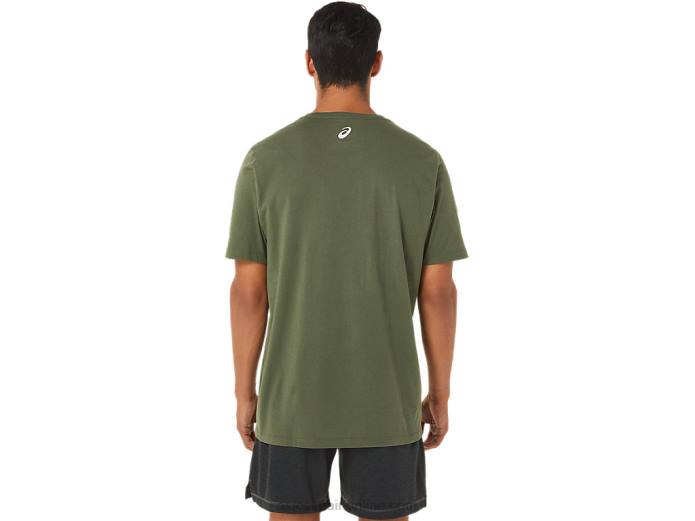 espiral una camiseta de pista y campo Asics 4L681267 lienzo de oliva
