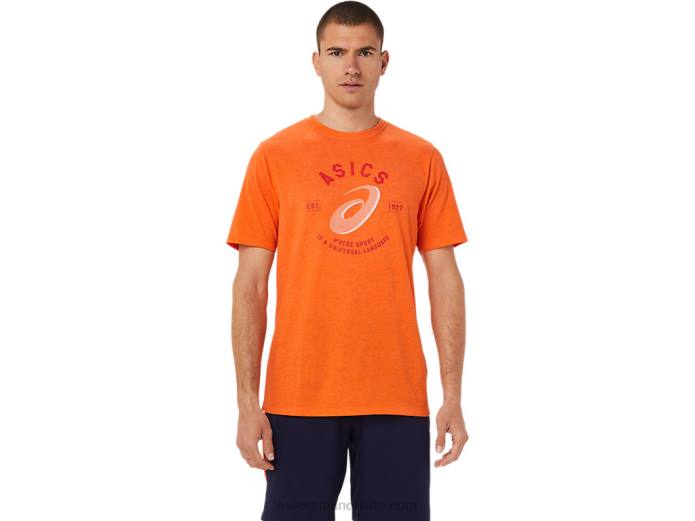 espiral una camiseta lang universal Asics 4L681912 brezo de caléndula