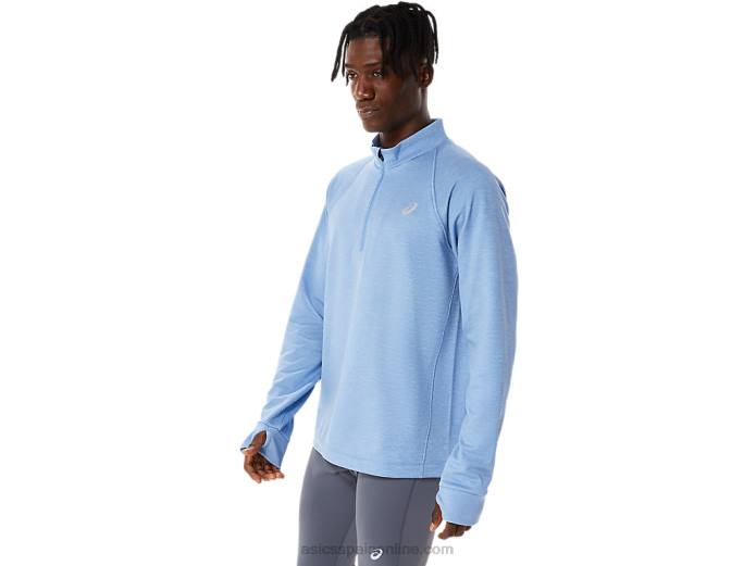 hombre thermopolis invierno 1/2 cremallera Asics 4L681063 brezo armonía azul