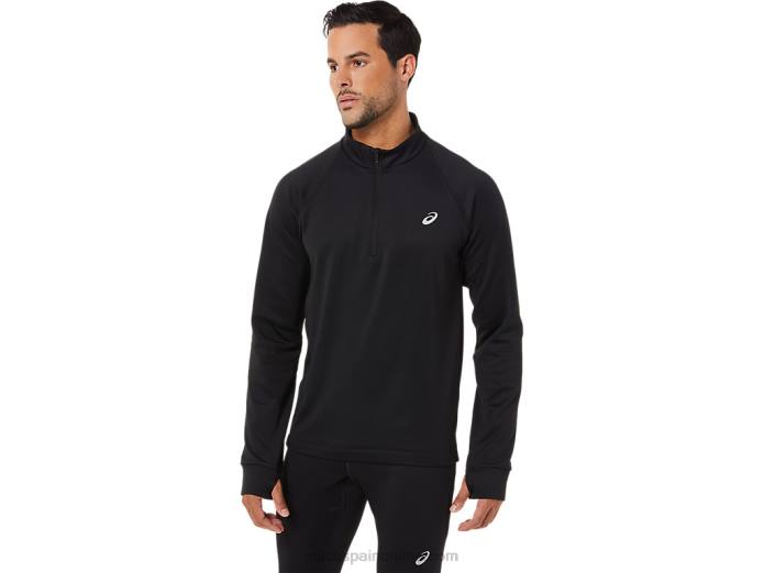 hombre thermopolis invierno 1/2 cremallera Asics 4L681708 rendimiento negro