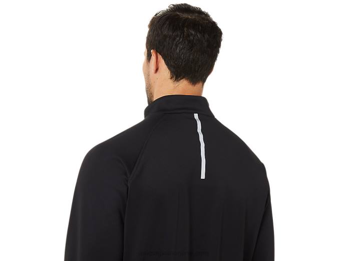 hombre thermopolis invierno 1/2 cremallera Asics 4L681708 rendimiento negro