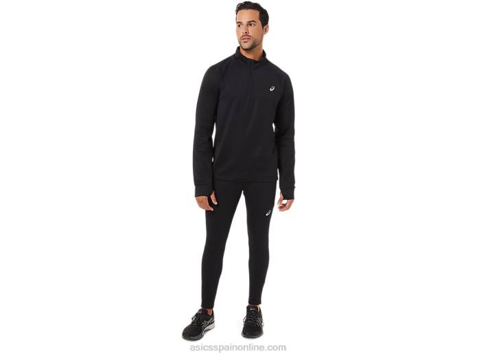 hombre thermopolis invierno 1/2 cremallera Asics 4L681708 rendimiento negro